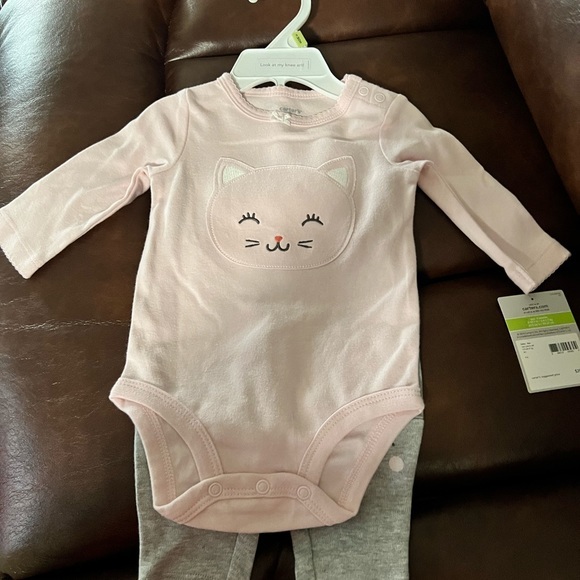 Carter's Matching Sets Carters 2 Piece Layette Set For 3 Month Old